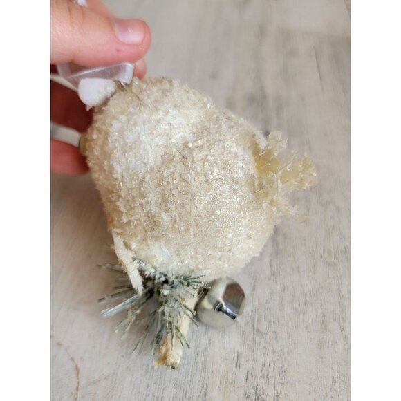 Owl brown white clip on ornament Xmas set bird - Picture 12 of 12